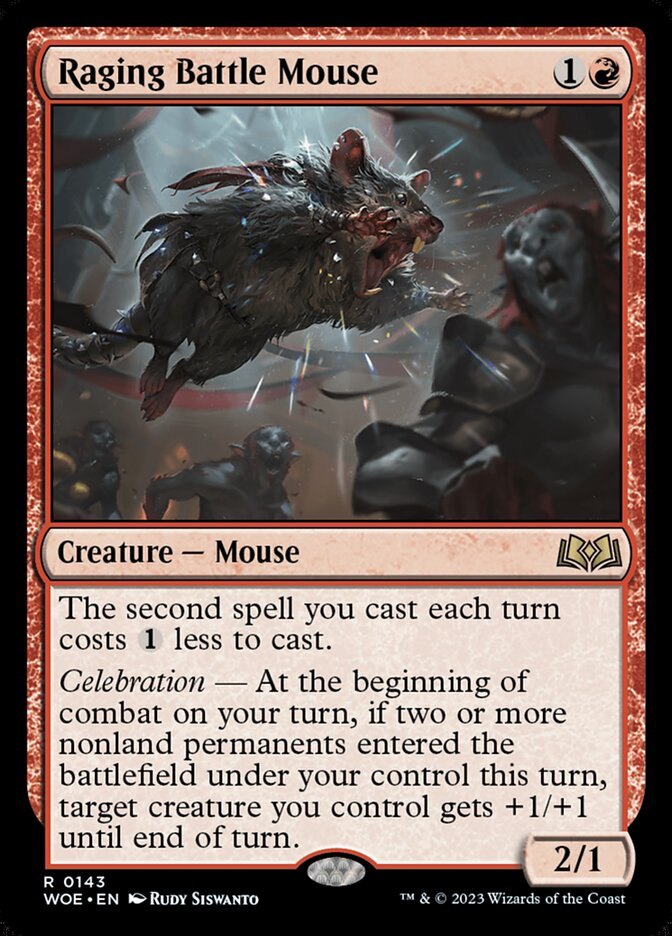 Raging Battle Mouse - Foil