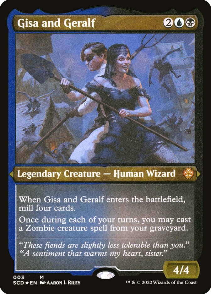 Gisa and Geralf - Etched Foil