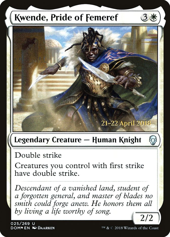 Kwende, Pride of Femeref - Foil
