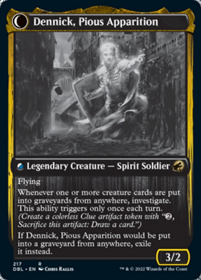 Dennick, Pious Apprentice // Dennick, Pious Apparition - Foil