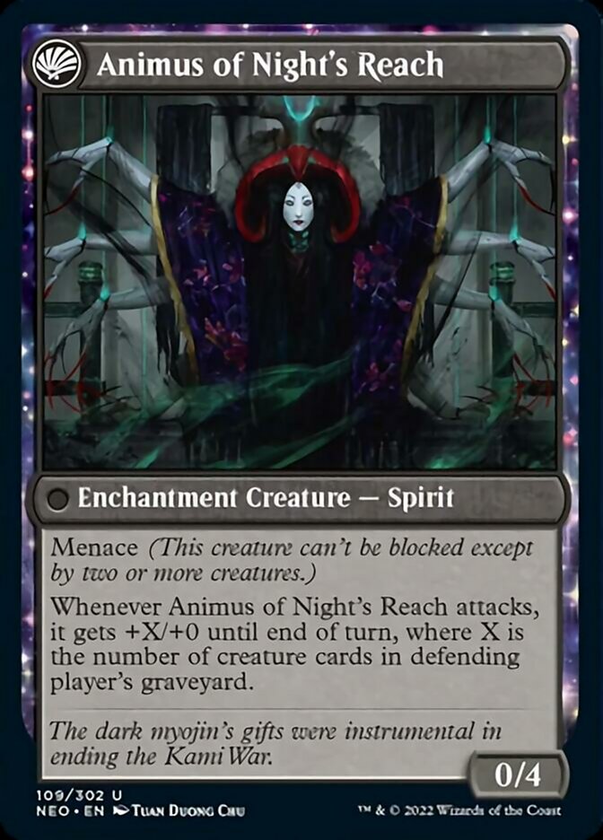 The Long Reach of Night // Animus of Night's Reach - Foil