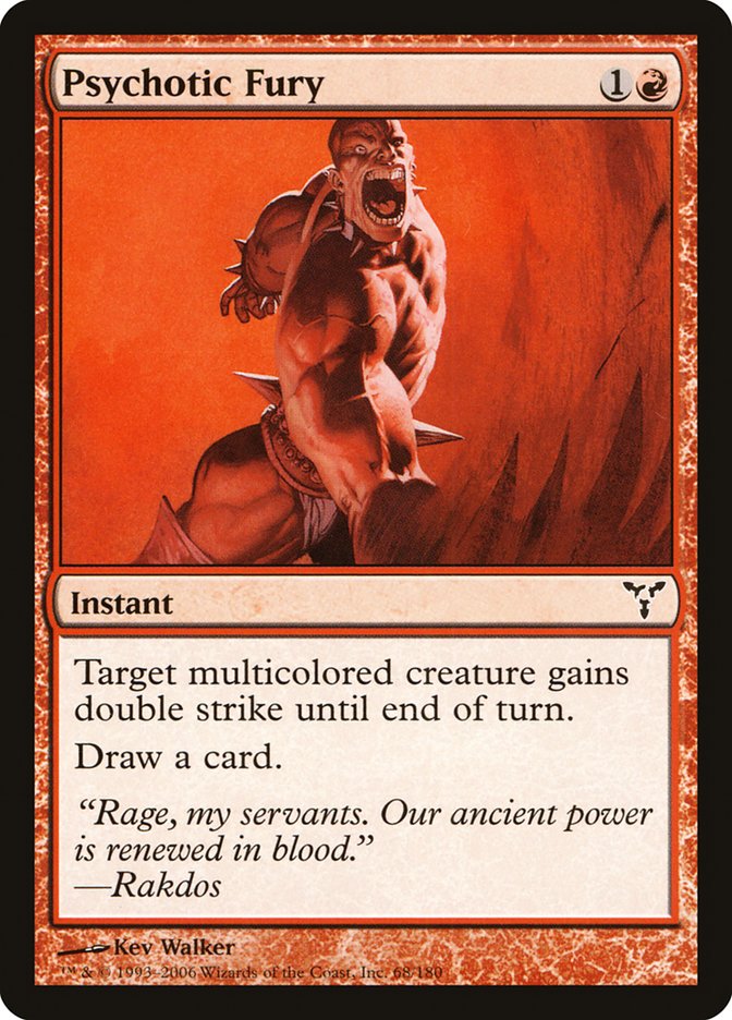 Psychotic Fury - Foil