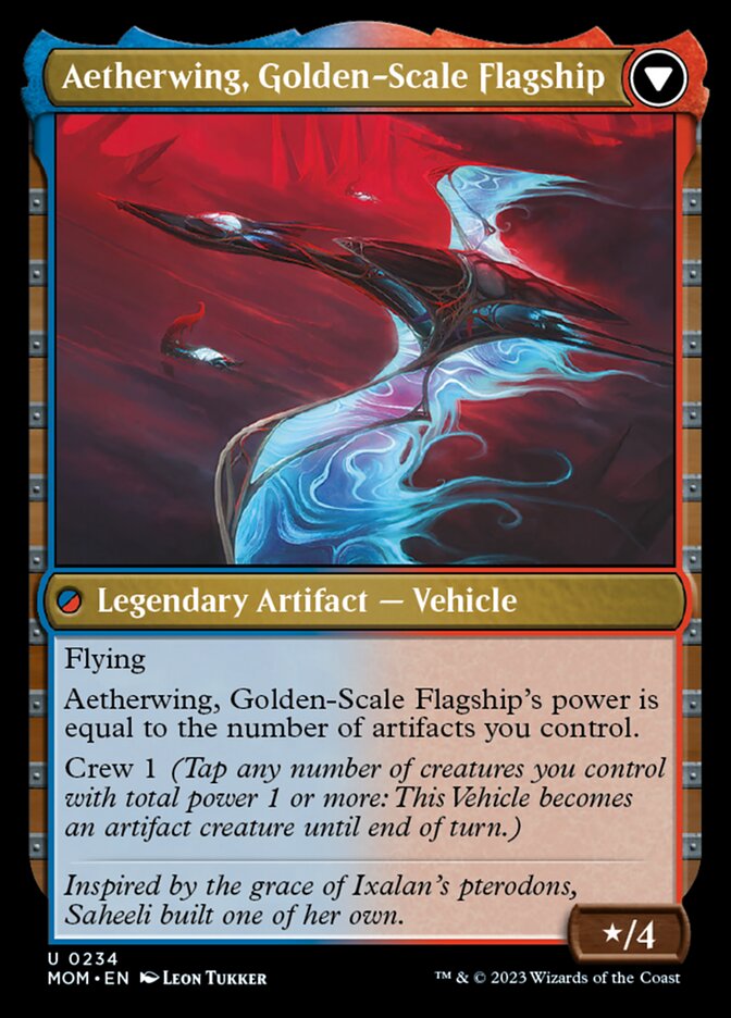 Invasion of Kaladesh // Aetherwing, Golden-Scale Flagship