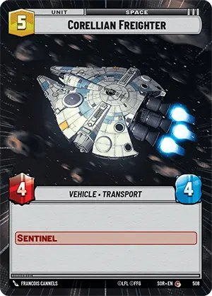 Corellian Freighter - Hyperspace Foil