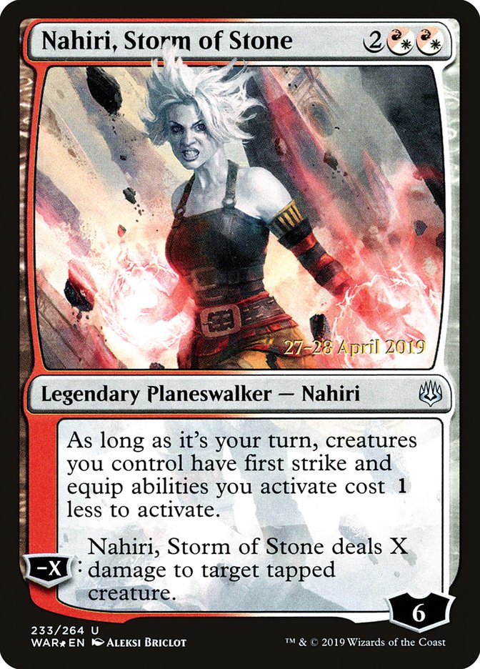 Nahiri, Storm of Stone - Foil
