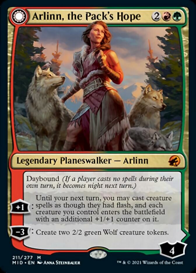 Arlinn, the Pack's Hope // Arlinn, the Moon's Fury