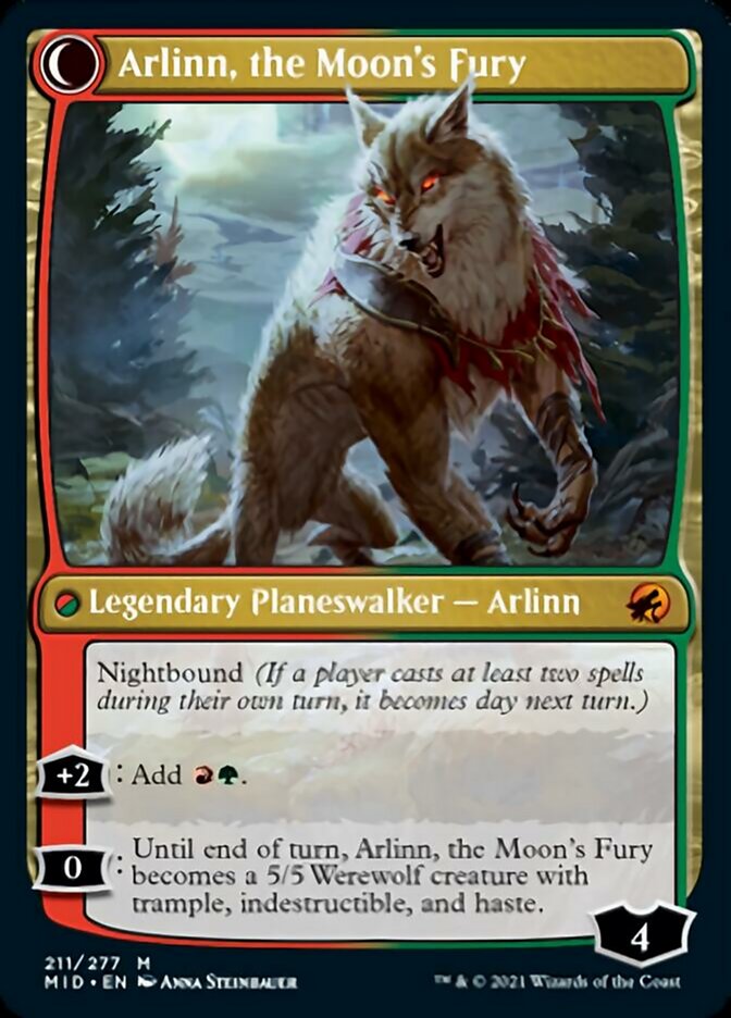 Arlinn, the Pack's Hope // Arlinn, the Moon's Fury