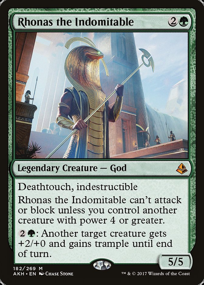 Rhonas the Indomitable - Foil