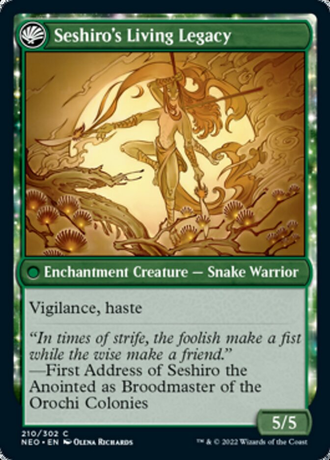 Tales of Master Seshiro // Seshiro's Living Legacy - Foil