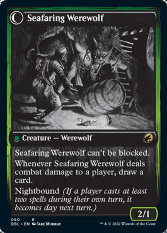 Suspicious Stowaway // Seafaring Werewolf - Foil
