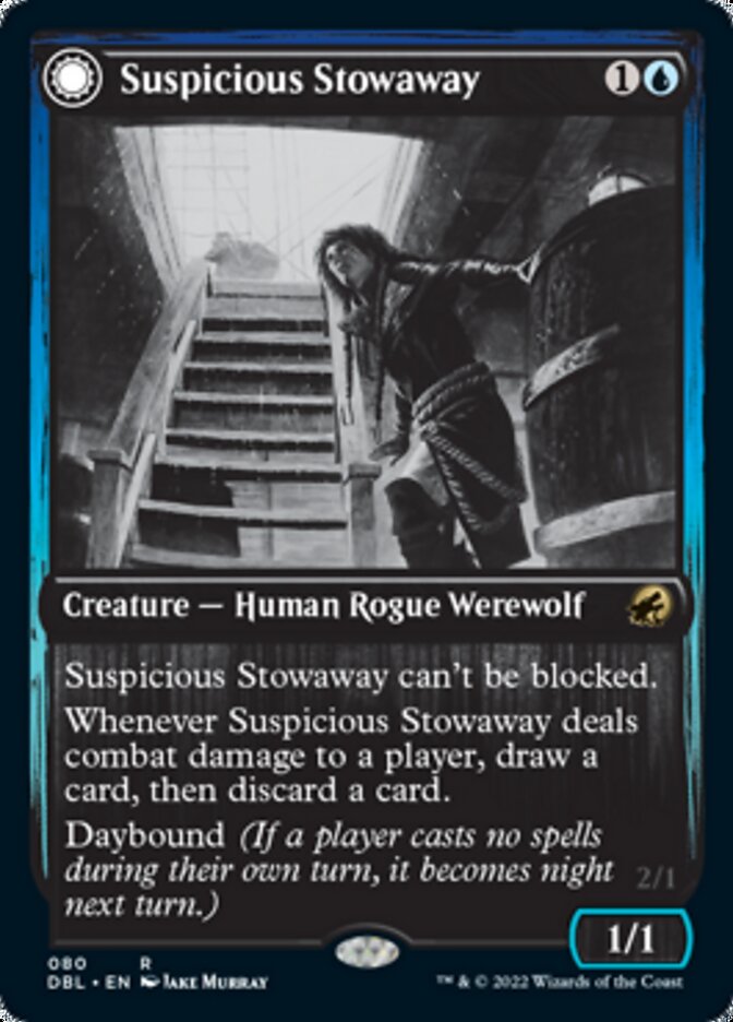 Suspicious Stowaway // Seafaring Werewolf - Foil