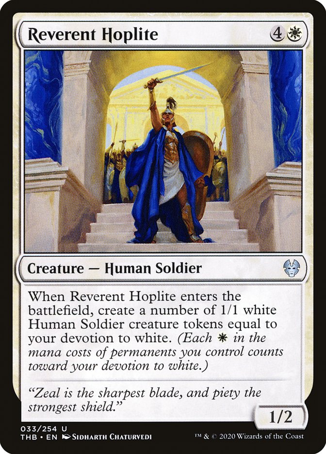 Reverent Hoplite - Foil