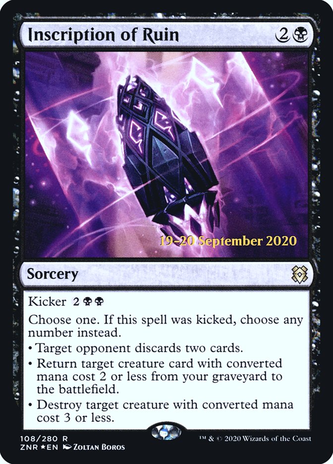 Inscription of Ruin - Foil