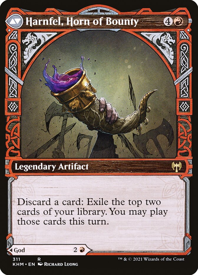 Birgi, God of Storytelling // Harnfel, Horn of Bounty - Foil