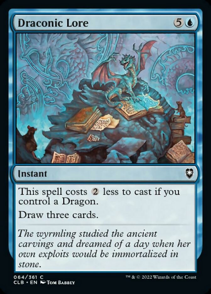 Draconic Lore - Foil