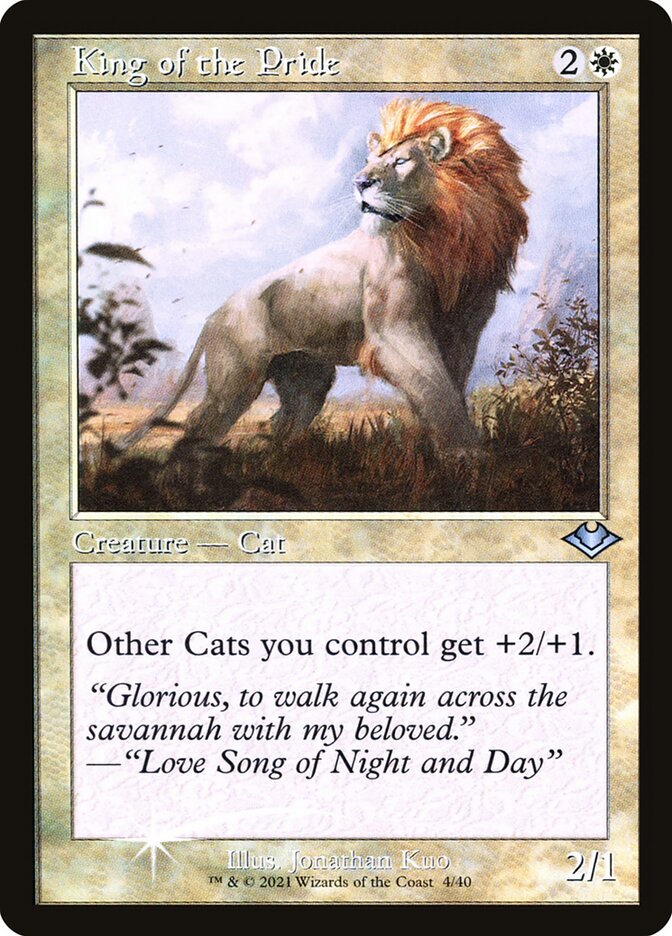King of the Pride - Etched Foil