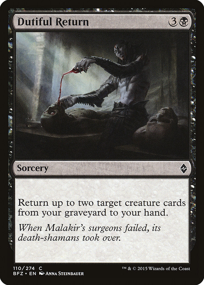 Dutiful Return - Foil