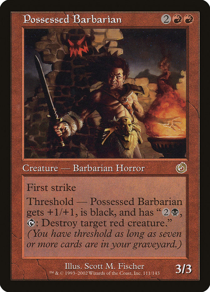 Possessed Barbarian - Foil