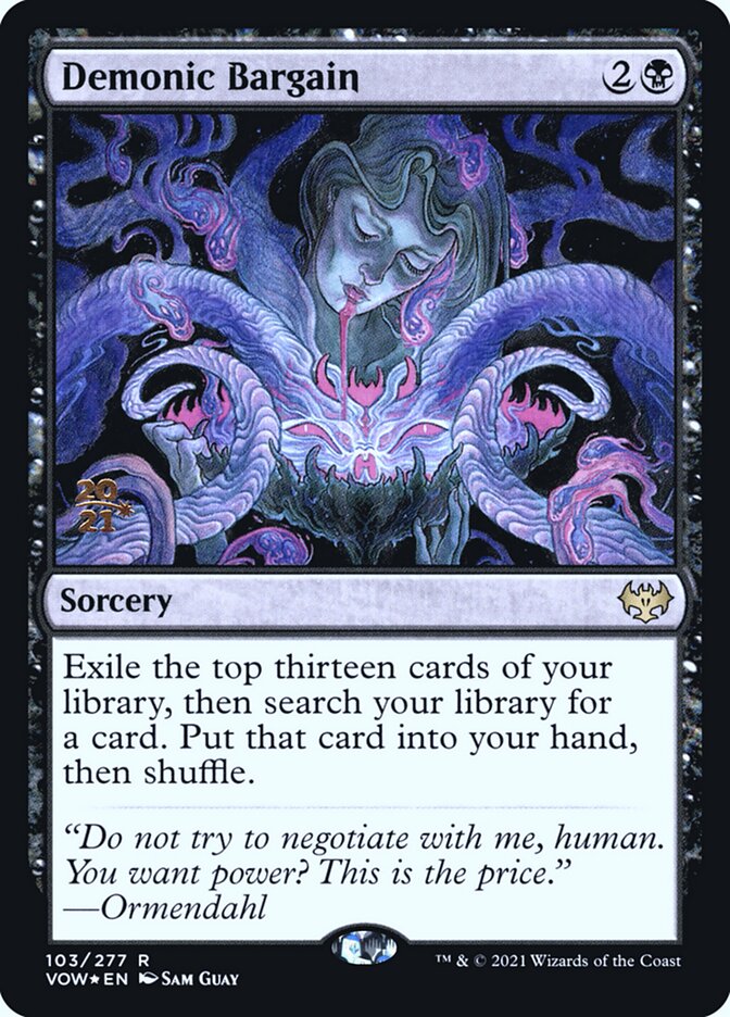 Demonic Bargain - Foil