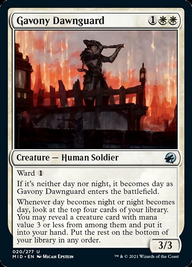 Gavony Dawnguard - Foil