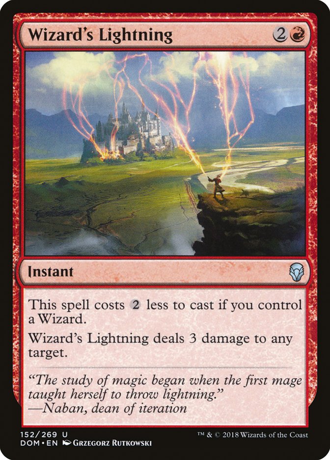 Wizard's Lightning - Foil
