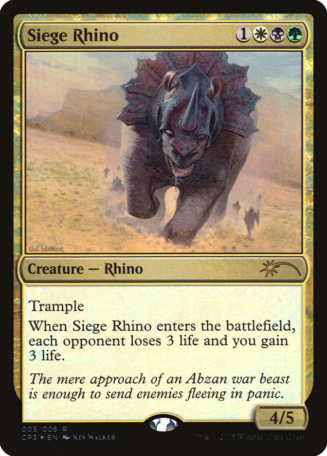 Siege Rhino - Foil