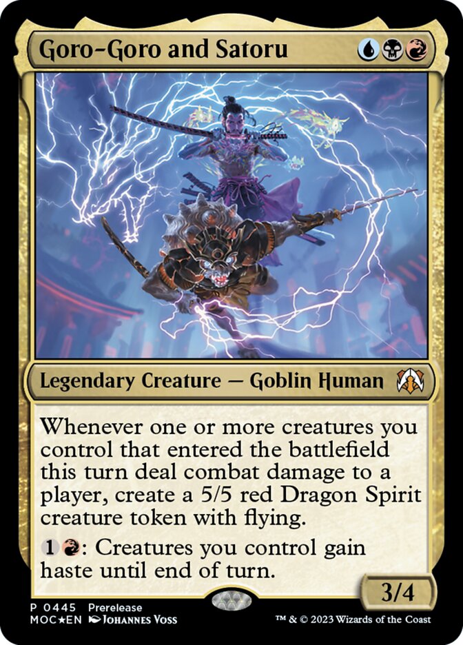 Goro-Goro and Satoru - Foil