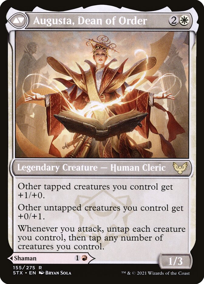 Plargg, Dean of Chaos // Augusta, Dean of Order - Foil