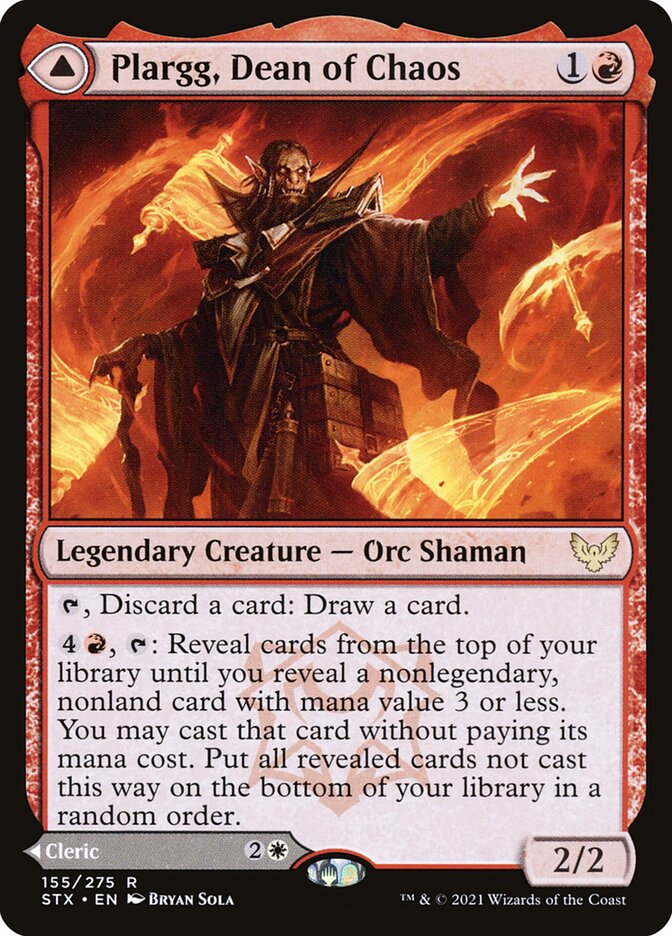 Plargg, Dean of Chaos // Augusta, Dean of Order - Foil