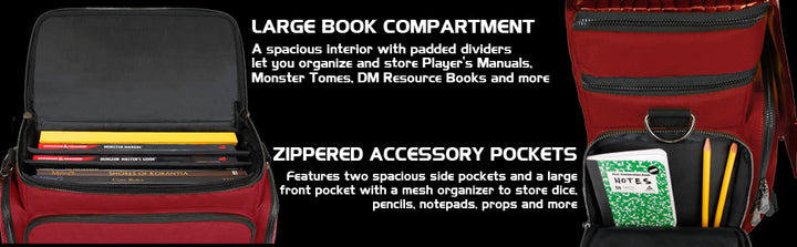 Enhance - Tabletop RPG Adventurer's Bag - Collectors Edition - Red