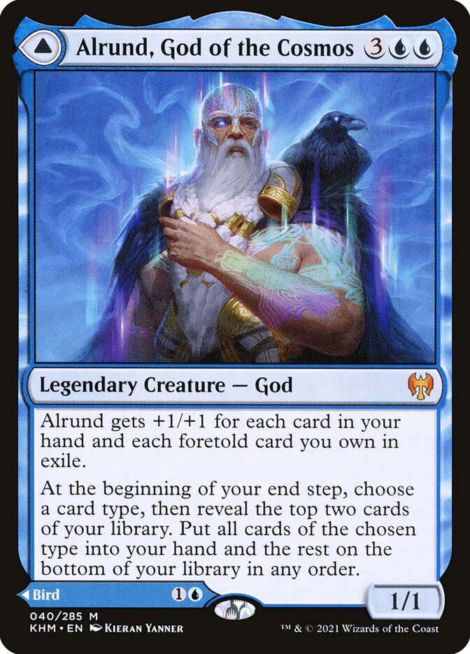 Alrund, God of the Cosmos // Hakka, Whispering Raven