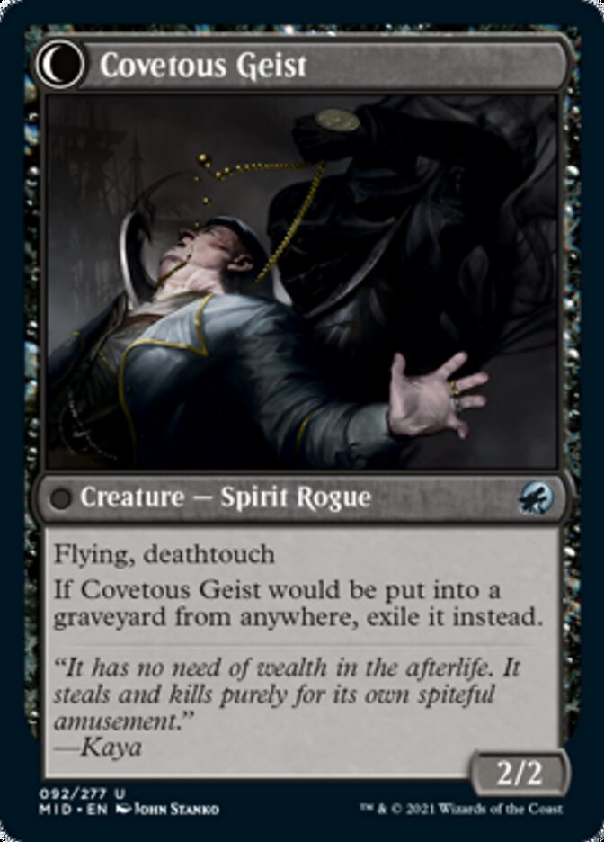 Covert Cutpurse // Covetous Geist