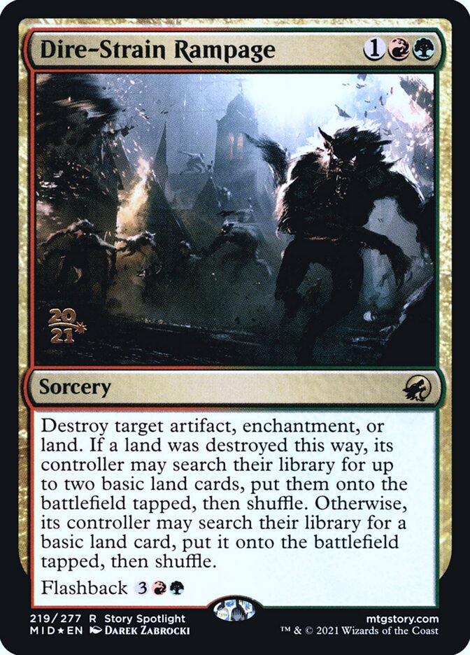 Dire-Strain Rampage - Foil