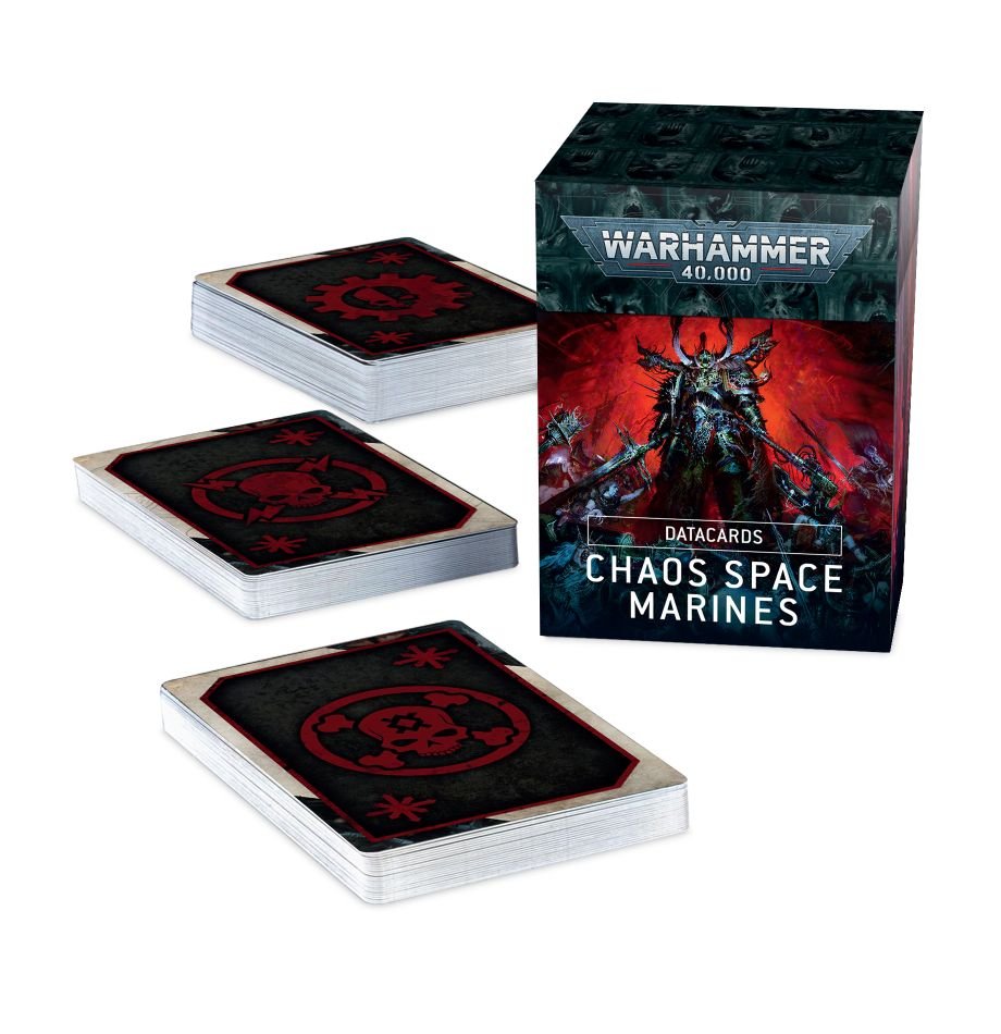 Warhammer: 40K - Datacards - Chaos Space Marines (9th Ed)