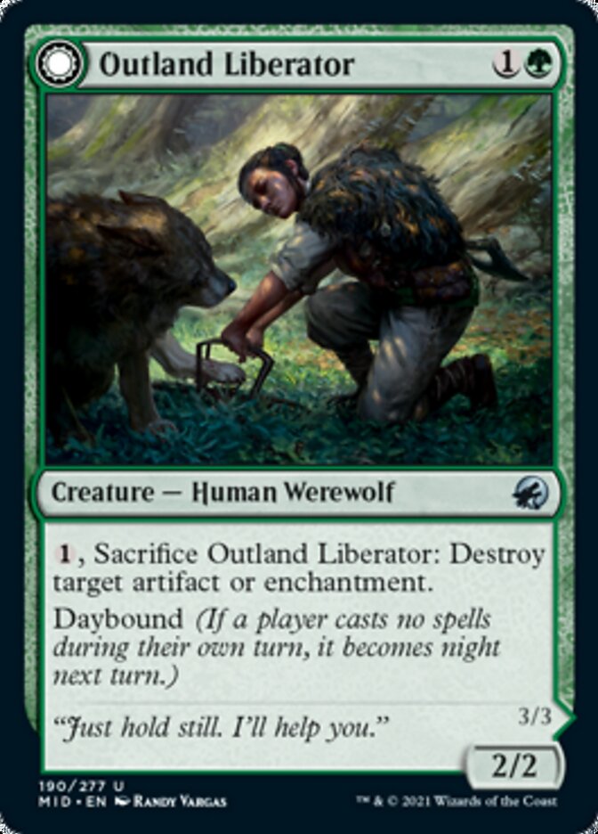 Outland Liberator // Frenzied Trapbreaker - Foil