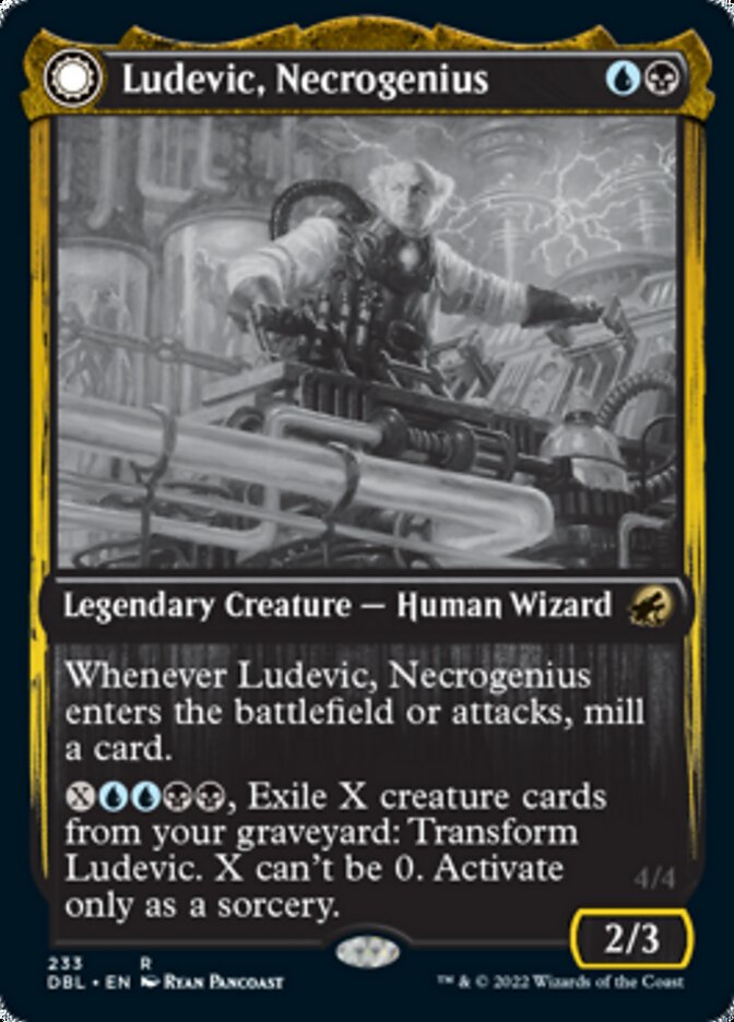 Ludevic, Necrogenius // Olag, Ludevic's Hubris - Foil