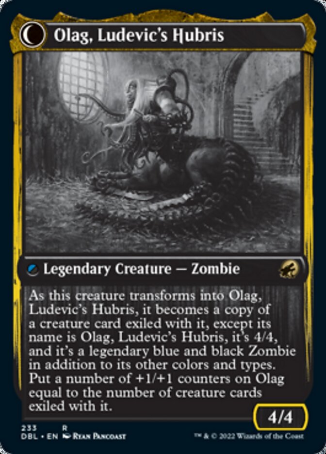 Ludevic, Necrogenius // Olag, Ludevic's Hubris - Foil