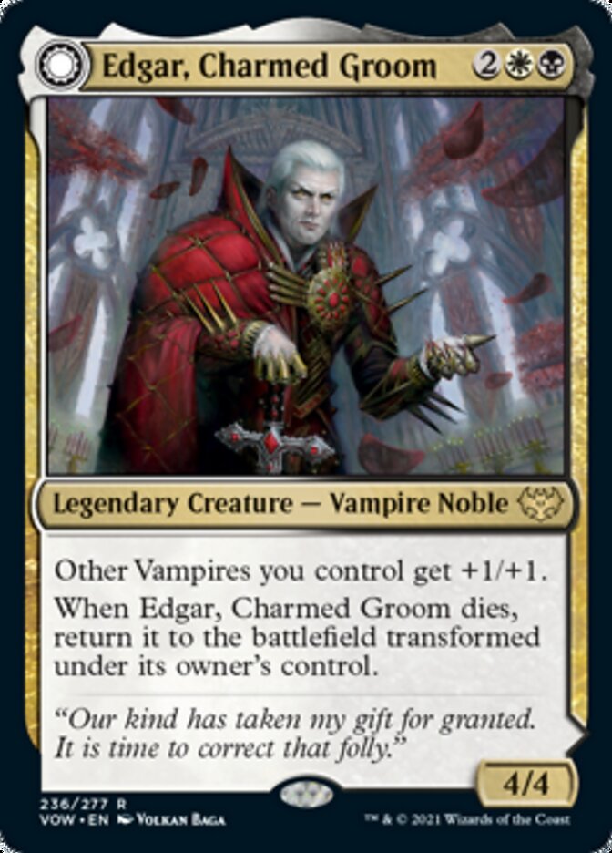 Edgar, Charmed Groom // Edgar Markov's Coffin - Foil