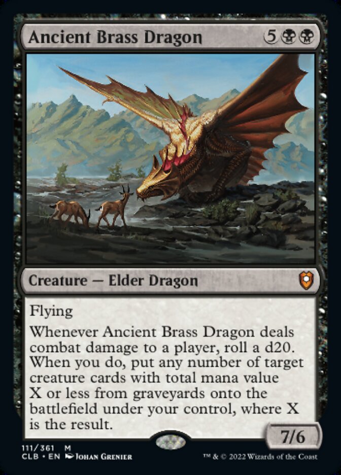 Ancient Brass Dragon - Foil
