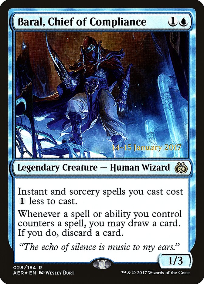 Baral, Chief of Compliance - Foil
