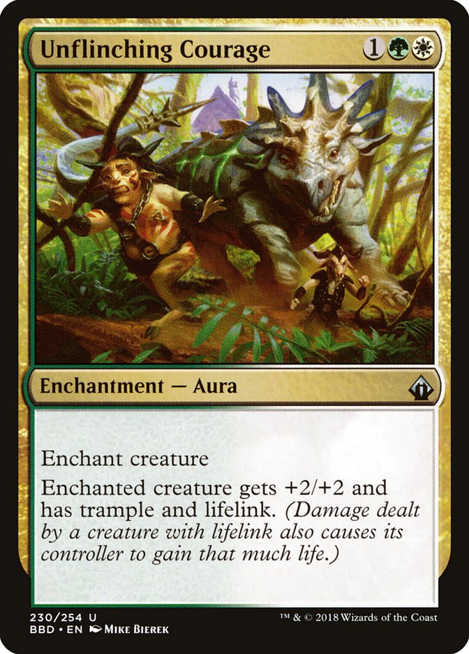 Unflinching Courage - Foil