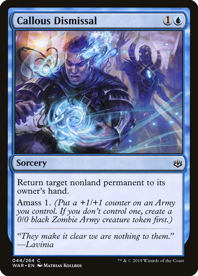 Callous Dismissal - Foil