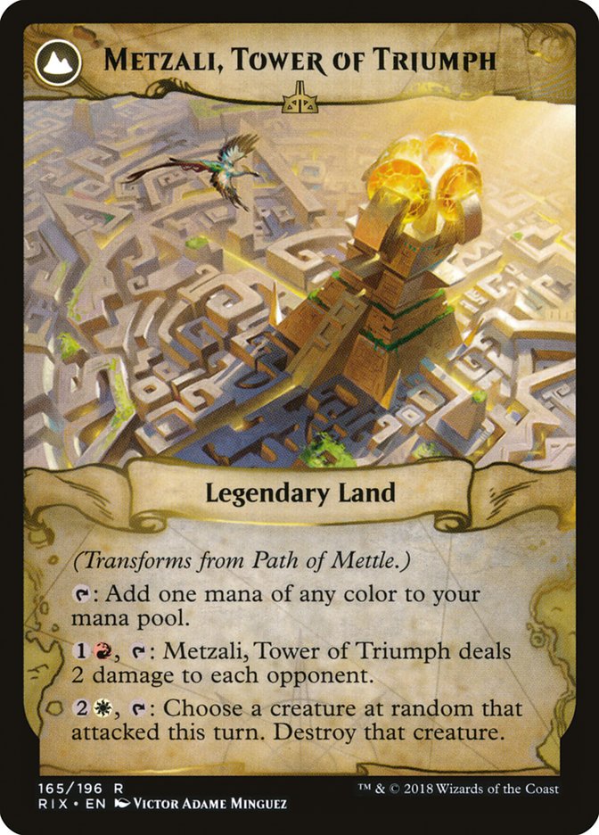 Path of Mettle // Metzali, Tower of Triumph - Foil