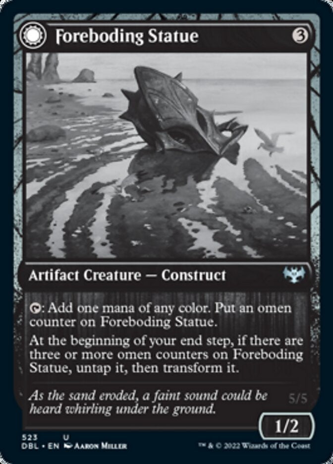 Foreboding Statue // Forsaken Thresher - Foil