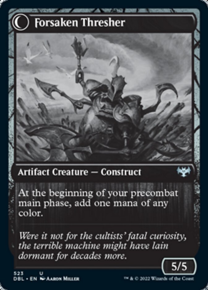 Foreboding Statue // Forsaken Thresher - Foil