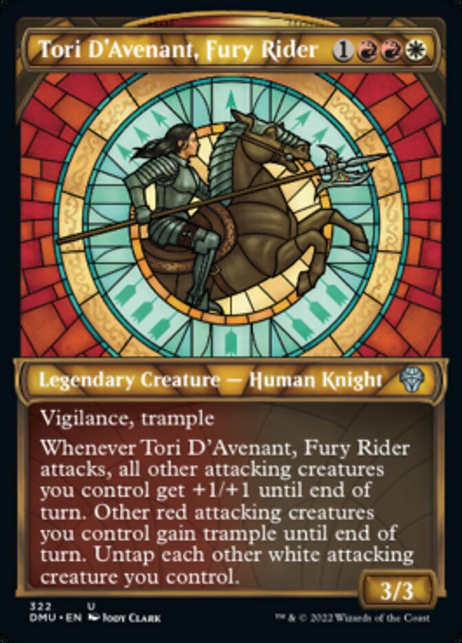 Tori D'Avenant, Fury Rider - Foil