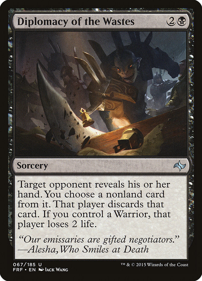 Diplomacy of the Wastes - Foil