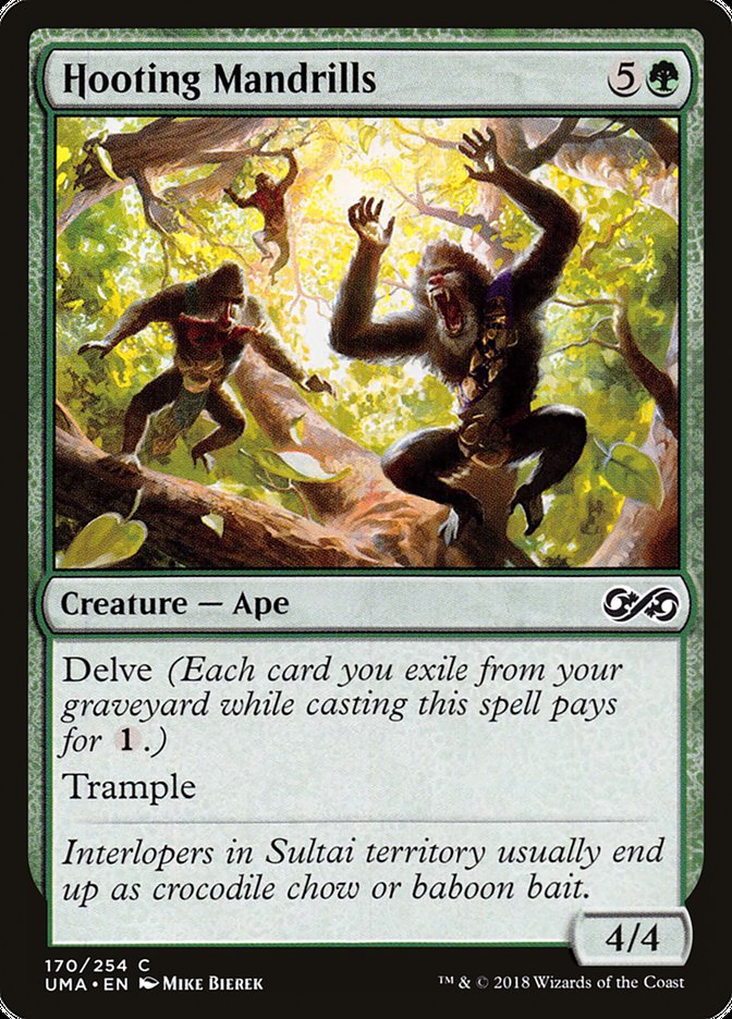 Hooting Mandrills - Foil