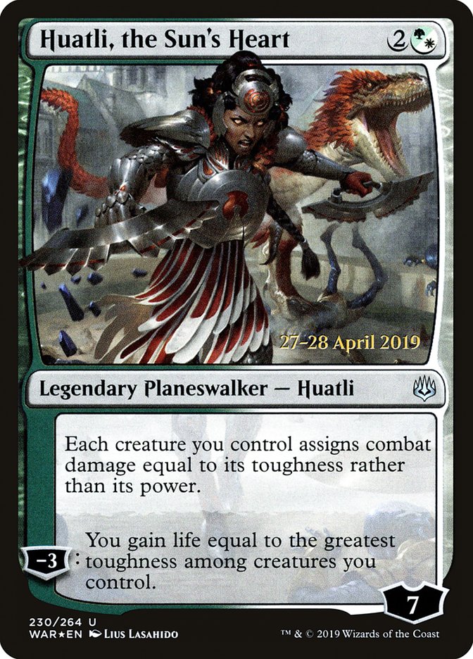 Huatli, the Sun's Heart - Foil