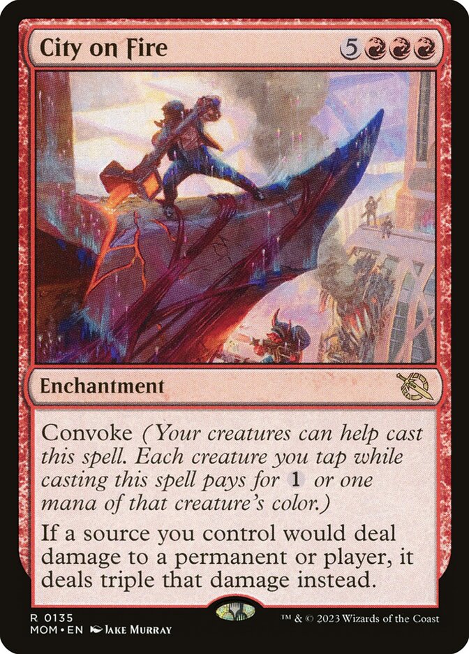 City on Fire - Foil